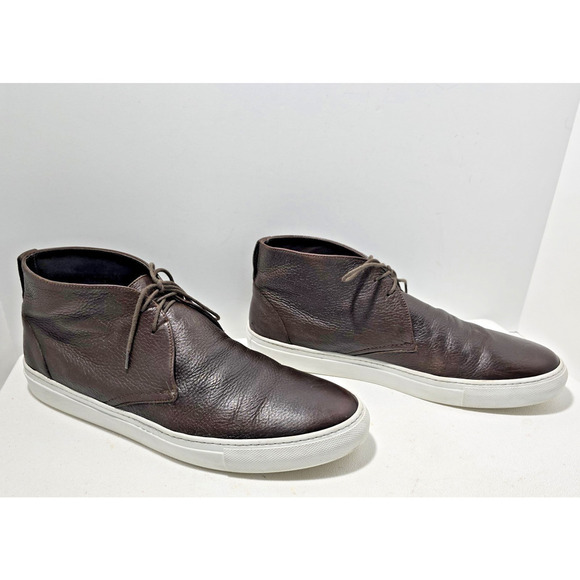 Adam Derrick To Boot New York Ankle Boots Cervo Leather Lace up Brown SZ 12